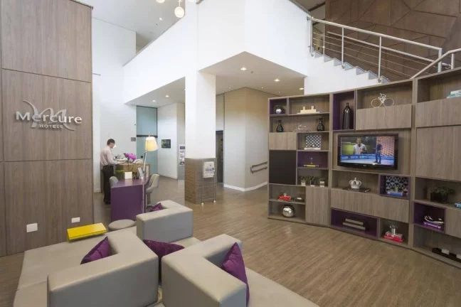 Imagem Flat disponível para locação no Mercure SP Moema Hotel, com 35m², 1 dormitório e 1 vaga