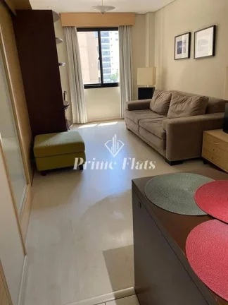 Foto do imóvel Flat disponível para locação no Aparthotel Adagio São Paulo Moema, com 39m², 1 dormitório e 1 vaga em Avenida Jamaris
