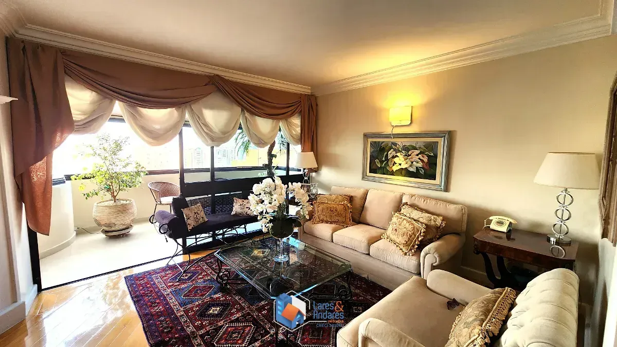 Imagem Apartamento para venda em Moema com 4 quartos, sendo 4 suítes, 198m²