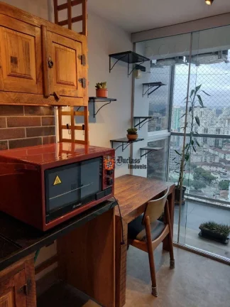 Imagem Apartamento com 1 dormitório à venda, 74 m² por R$ 960.000 - Embaré - Santos/SP