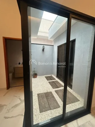 Imagem Casa à venda no condomínio Terras da Estância, em Paulínia, com projeto contemporâneo e ambient...