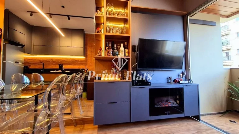 Imagem Flat disponível para venda no Condomínio Moema Top Life, com 33m², 1 dormitório e 1 vaga de garagem