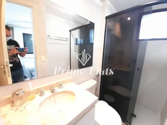Imagem Flat disponível para venda no Condomínio Edifício Espaço Alpha com 45m², 1 dormitório e 1 vaga