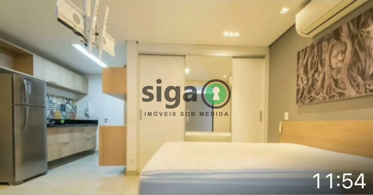 Imagem Excelente apto com 35m², 1 quarto ,1 banheiro e 1 vaga para Locação MOBILIADO, no Brooklin
