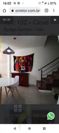 Imagem Casa de 4 dormitórios sendo 1 suíte, 4 banheiros, 2 vagas com 211m² em Rudge Ramos, São Bernardo do Campo