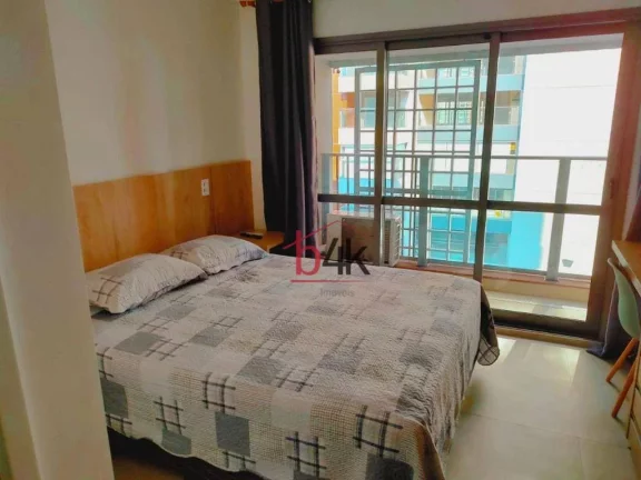 Apartamento com 1 dormitório, 24 m² - venda por R$ 460.000,00 ou aluguel por R$ 3.487,00/mês - Campo Belo - São Paulo/SP