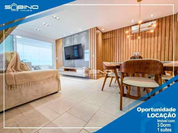 Foto do imóvel Apartamento para Locação, com 3 dormitórios 1 suíte 2 vagas, Riviera de São Lourenço - Bertioga/SP