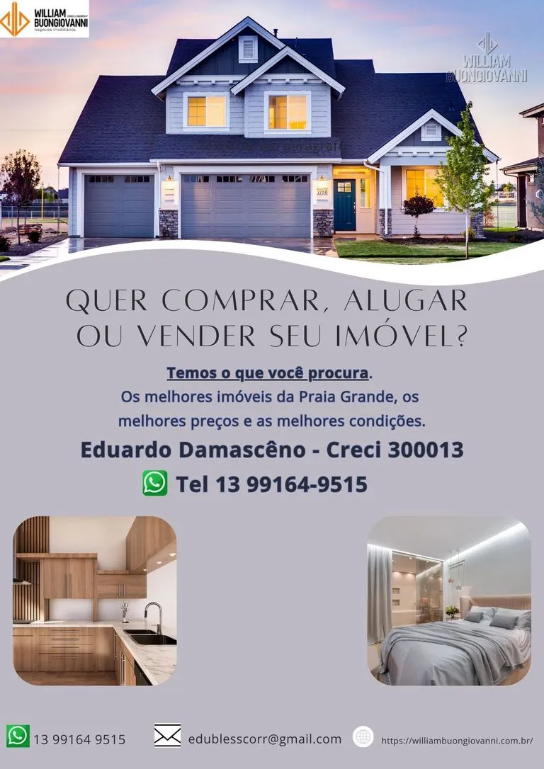 Imagem Cobertura Reformada com Espaço Gourmet - Vila Tupi, Praia Grande-SP