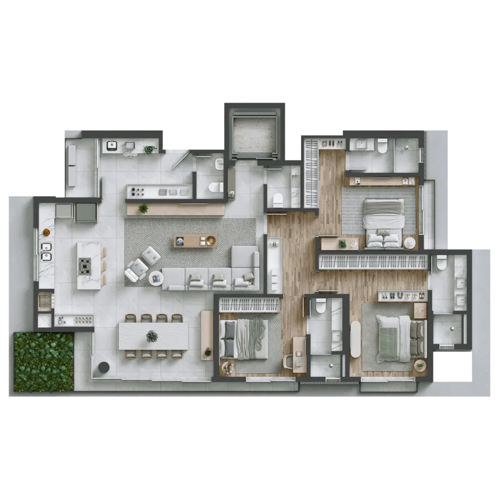 Imagem APARTAMENTO RESIDENCIAL em Curitiba - PR, Juvevê