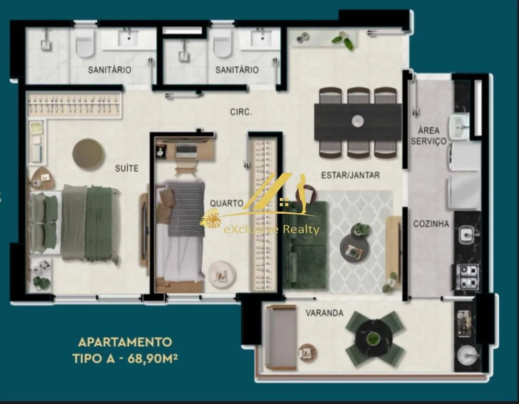 Imagem Apartamento RESIDENCIAL em Salvador - Bahia, Caminho das Árvores