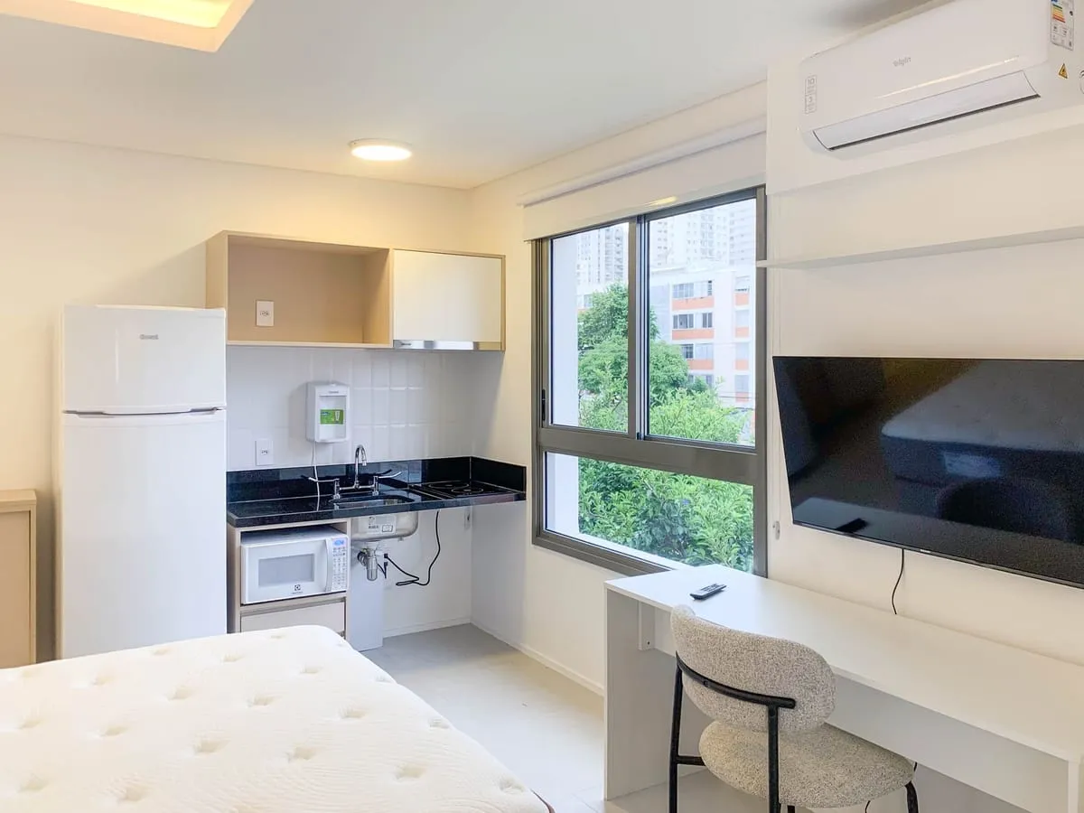 Imagem Apartamento com 1 Quarto para alugar, 28m² - Vila Clementino