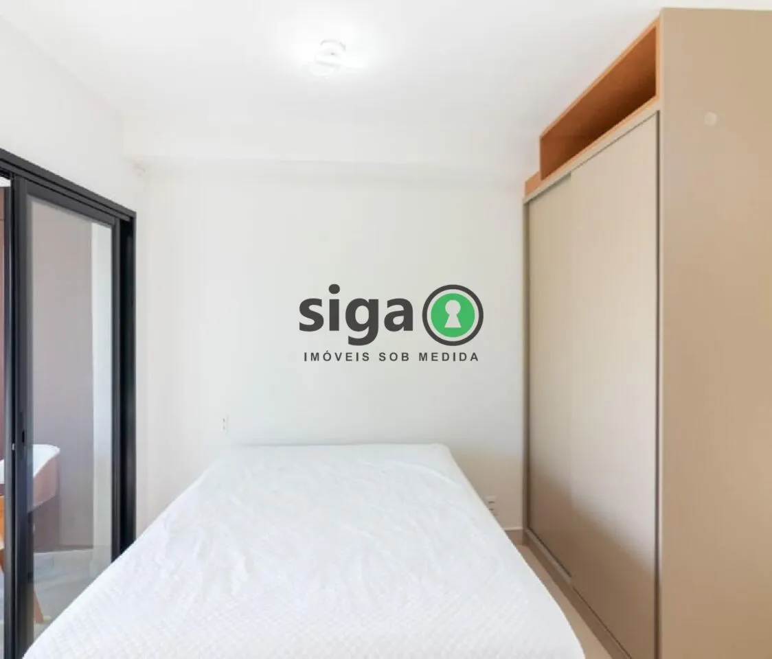 Imagem Apartamento 30m² para locação mobiliado, localizado em Moema.