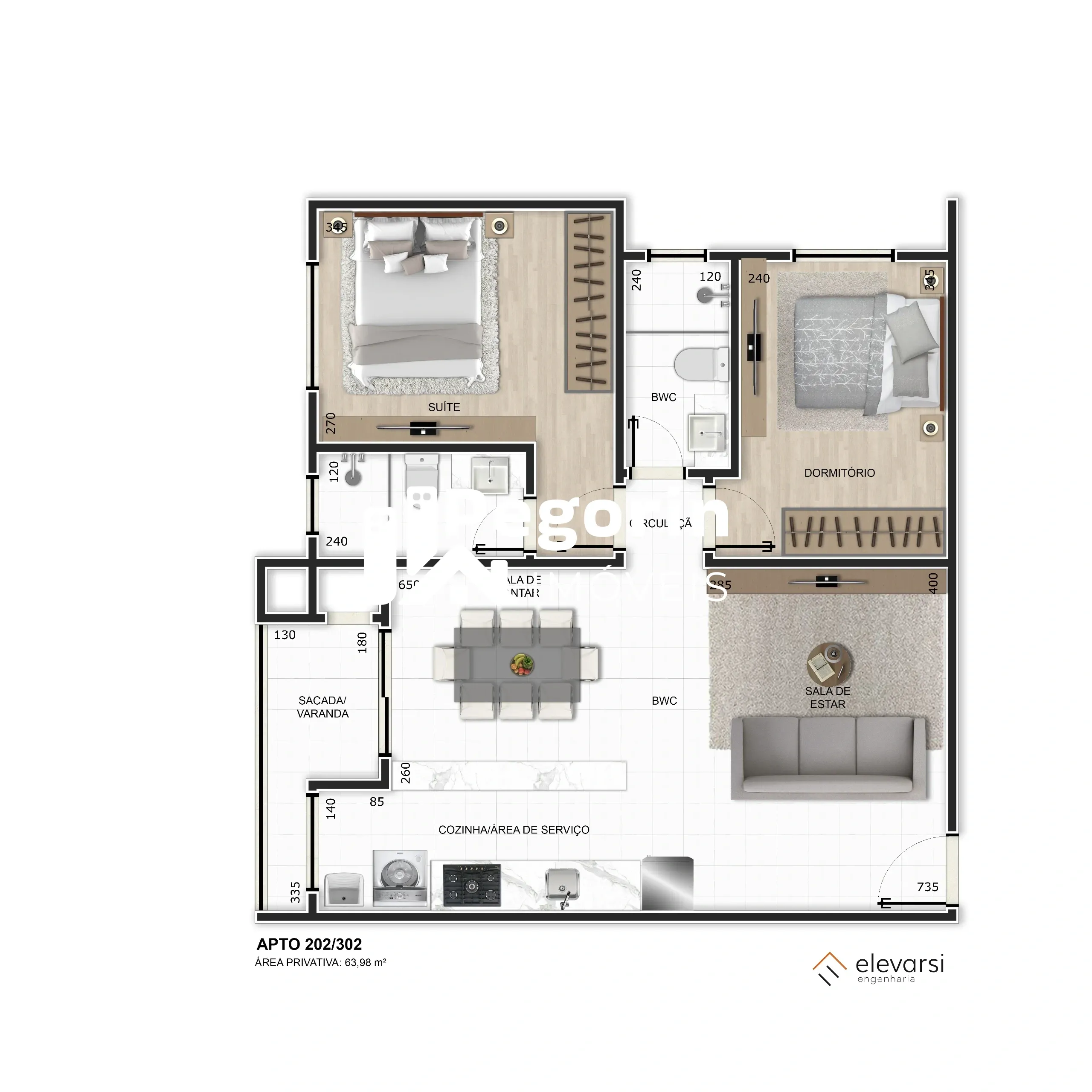 Imagem Apartamento à venda com 3 quartos e churrasqueira em Centro, Pinhais