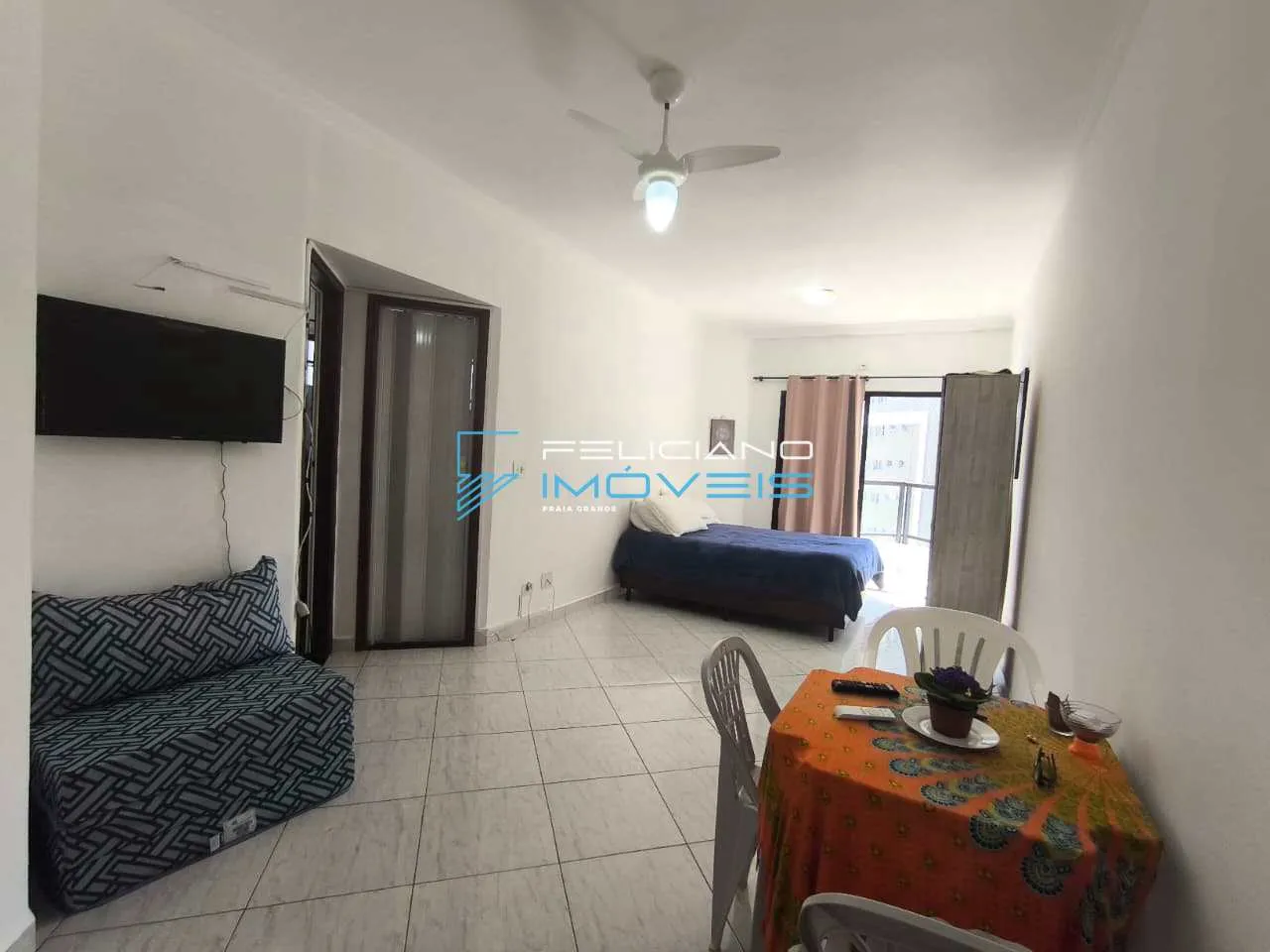 Imagem Apartamento com 1 quarto, forte, Praia Grande - R$ 265 mil, Cod: 6897