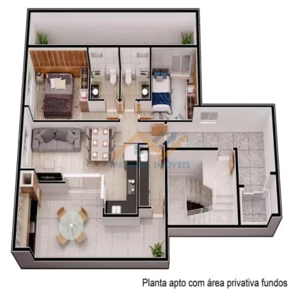 Imagem Apartamento de 2 quartos no bairro Horto - Ipatinga