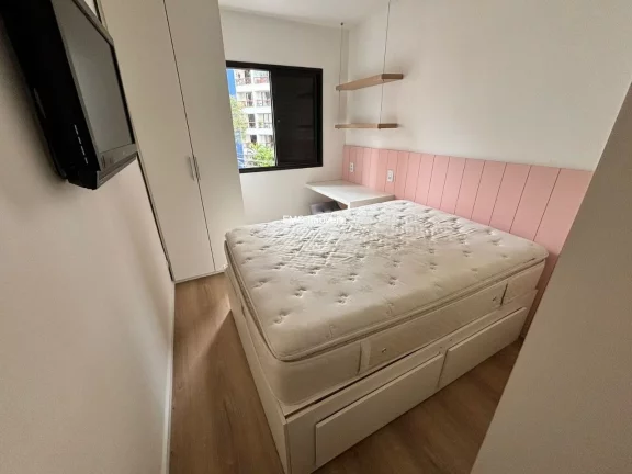 Imagem Imperdível oportunidade de apartamento para venda ou locação em Vila Nova Conceição, São Paulo-SP: 1 quarto, 1 banheiro, 1 vaga, 36m².