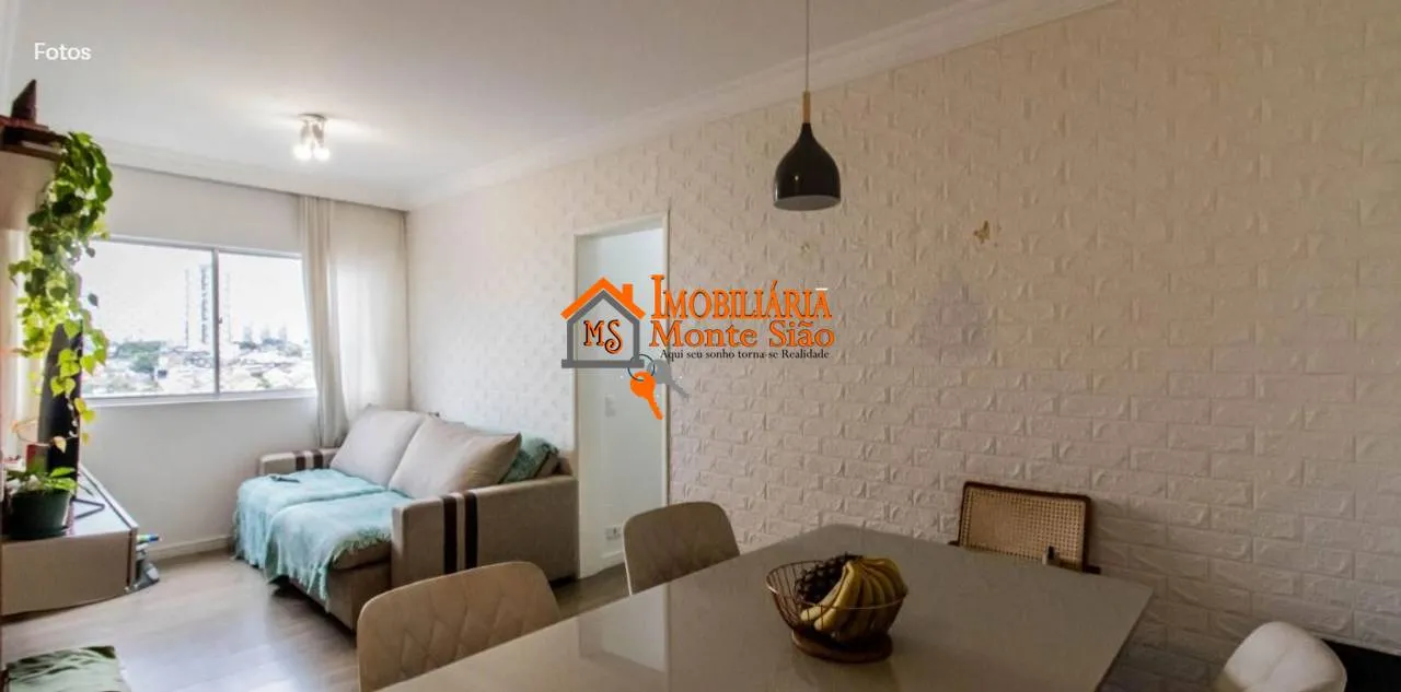 Imagem Apartamento com 3 dormitórios à venda, 70 m² por R$ 395.000,00 - Vila Leonor - Guarulhos/SP