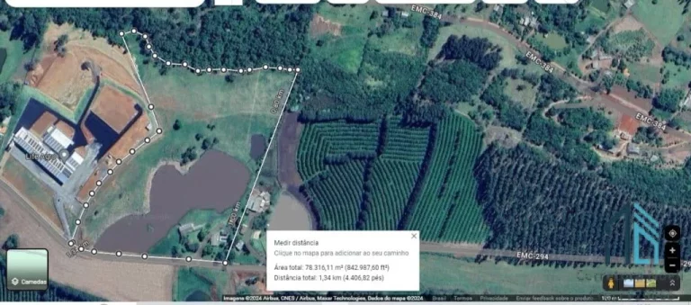 Imagem Área a venda 78.316,11 mil m², próximo novo Autódromo Internacional Chapecó SC