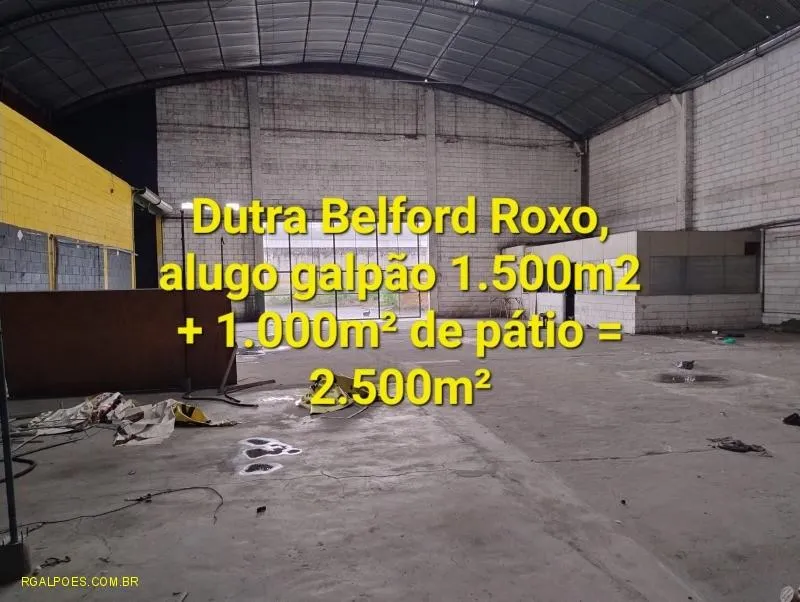 Imagem Galpão para Locação em BELFORD ROXO, Centro, 4 banheiros