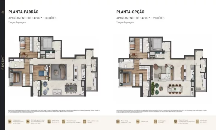 Imagem Apartamento Alto Padrão à Venda No Parque Global Com 4 Suítes e 4 Vagas
