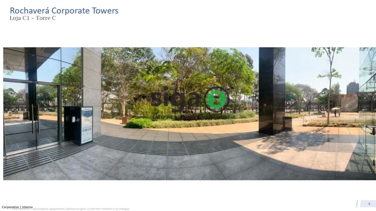 Imagem LOJA COMERCIAL 353m² PARA LOCAÇÃO NO ROCHAVERA COPORATE NO BROOKLIN CHUCRI ZAIDAN