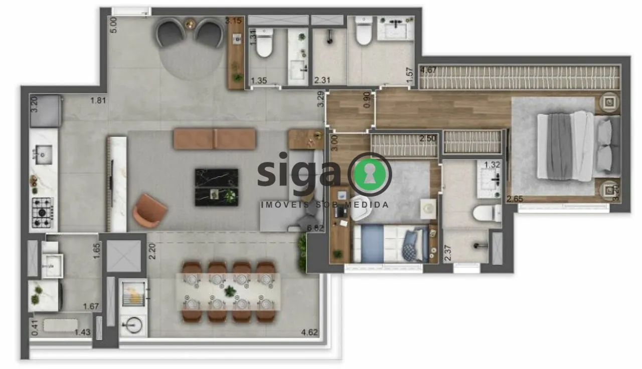 Imagem Apartamento para venda no Brooklin, São Paulo - SP
