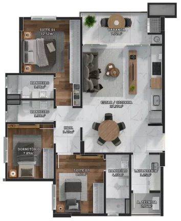 Imagem Brooklyn 365 Residence - Apartamento à venda no bairro Centro - Itajaí/SC
