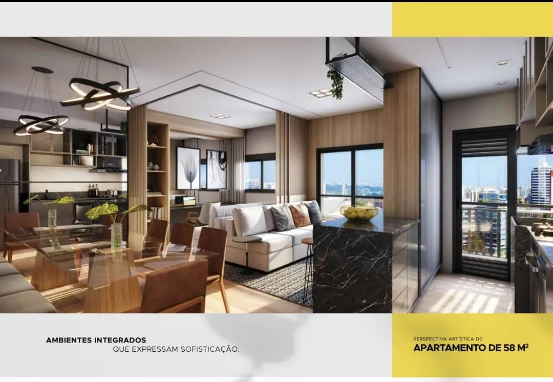 Imagem Apartamento à venda 2 Quartos, 1 Suite, 1 Vaga, 58.45M², Jardim Esplanada, São José dos Campos - SP | VISION COLINAS
