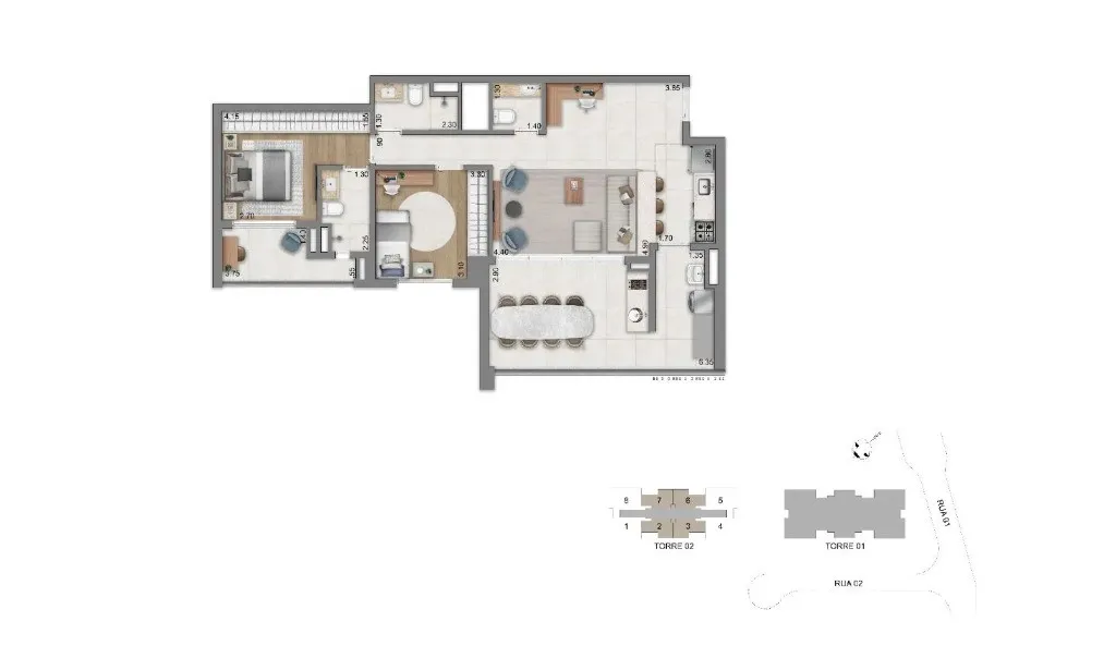 Imagem Condomínio Eden Park By Dror, apartamento com 3 quartos a venda em Brooklin São Paulo SP, apartment in São Paulo Brazil