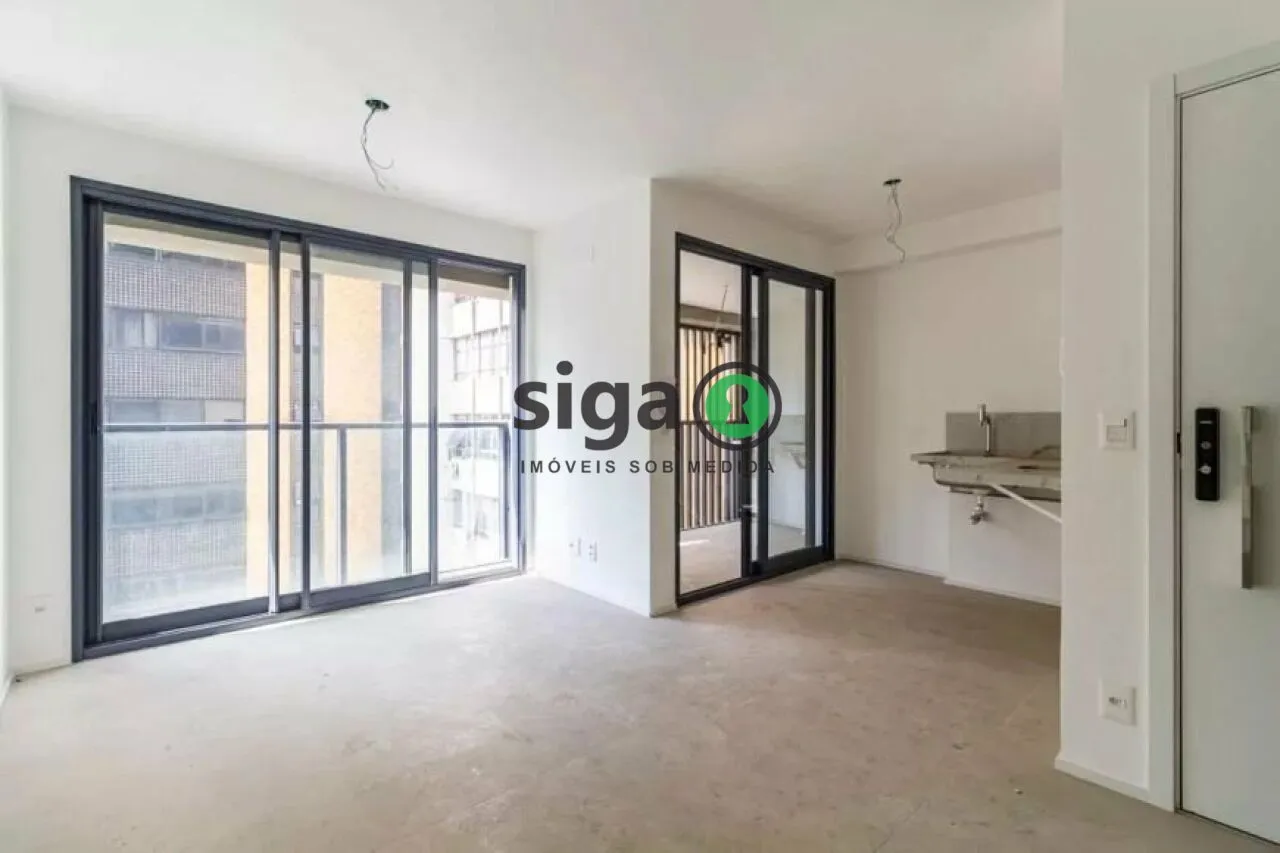 Foto do imóvel Apartamento Jardins de 2 quartos (sendo 1 suíte) e 2 banheiros completos, com piso de porcelanato