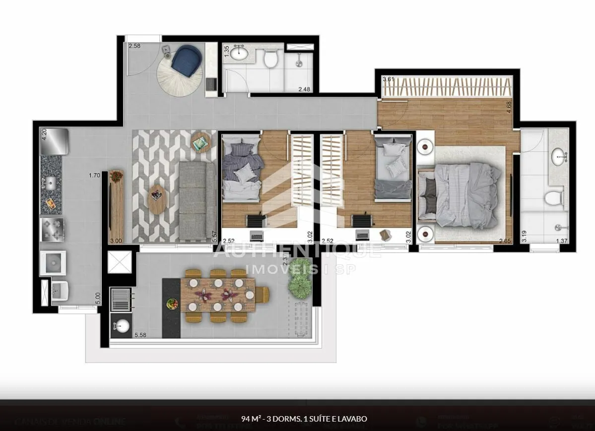 Imagem ASTRAL SAUDE - Apartamento à venda no bairro Saúde - São Paulo/SP, Zona Sul