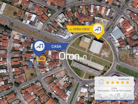 Imagem Casa à venda, 194 m² por R$ 399.000,00 - Cidade Vera Cruz - Aparecida de Goiânia/GO