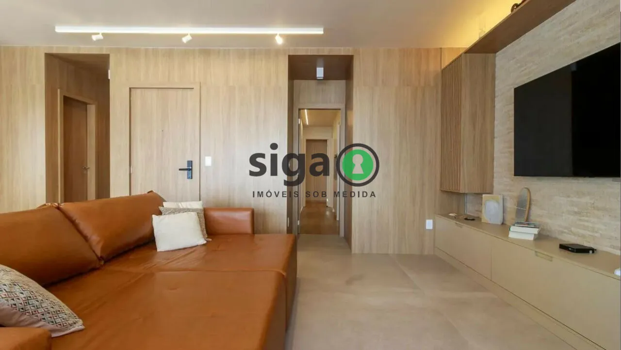 Imagem Apartamento mobiliado com 3 dormitórios e lazer completo no Brooklin.