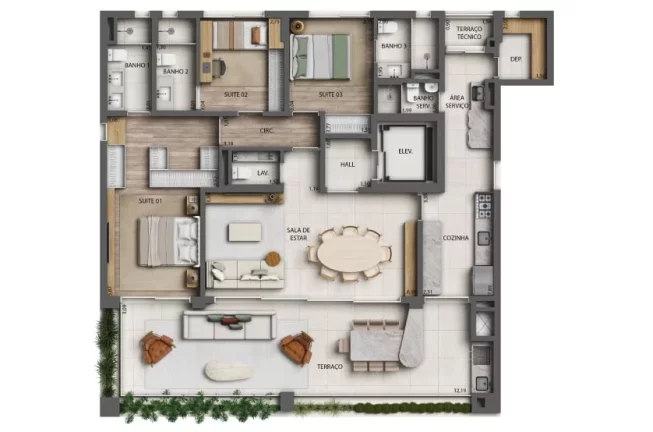 Imagem Apartamento à venda no bairro Moema - São Paulo/SP