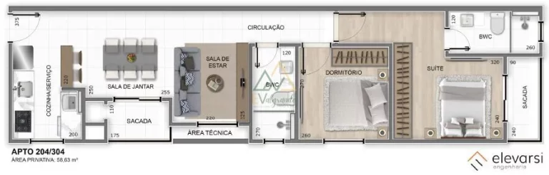 Imagem Apartamento à venda no bairro Centro - Pinhais/PR