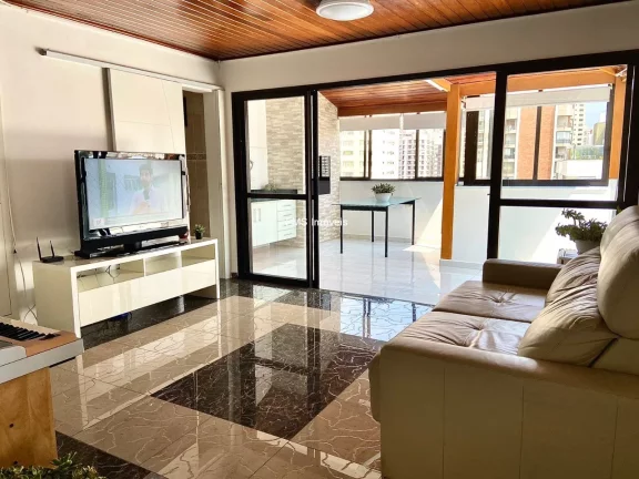 Foto do imóvel Apartamento de Luxo na Vila Hamburguesa: 3 quartos, 3 suítes, 3 salas, 5 banheiros e 4 vagas de garagem, 188m², São Paulo-SP.