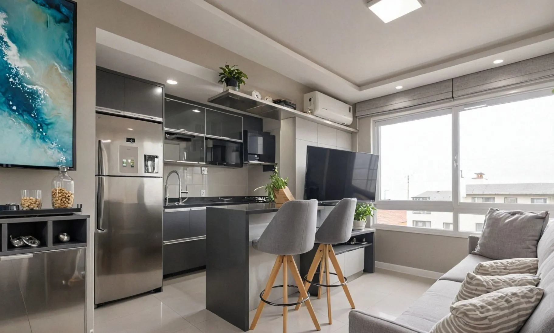Imagem Vende-se apartamento com 2 quartos (1 suíte), 55m² e 2 vagas - Petrópolis