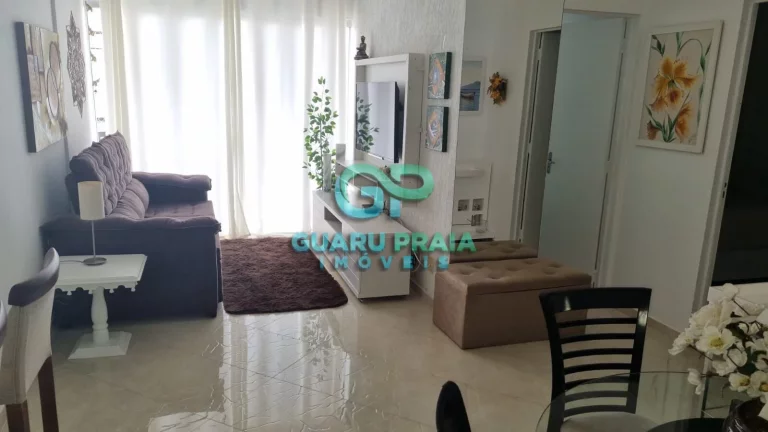Imagem 1 dormitórios, sala para 2 ambientes com sacada, cozinha com armários planejados, banheiro social e área de serviço