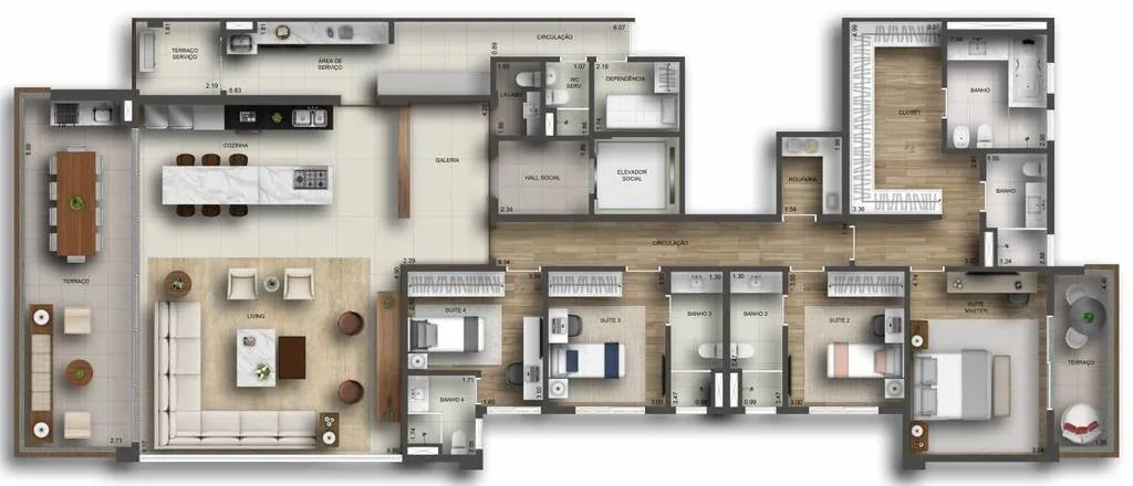 Imagem Apartamento 4 dormitórios em Jardim Paulista São Paulo SP
