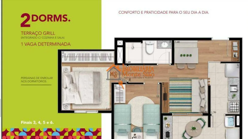 Imagem Apartamento com 2 dormitórios à venda, 55 m² por R$ 600.000,00 - Vila Rosália - Guarulhos/SP