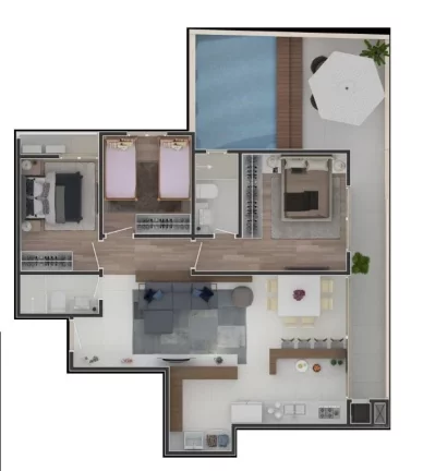 Imagem Sun Coast Residence - Apartamento à venda no bairro Fazenda - Itajaí/SC