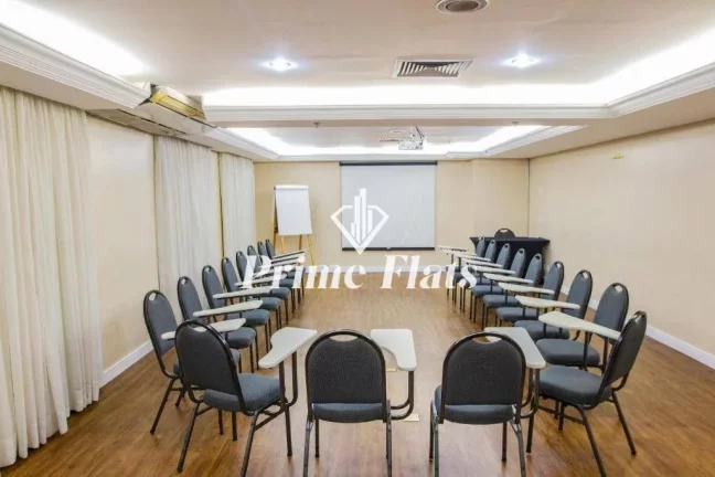 Imagem Flat disponível para venda no The World Hotels na Vila Olímpia, com 30m², 1 dormitório e 1 vaga