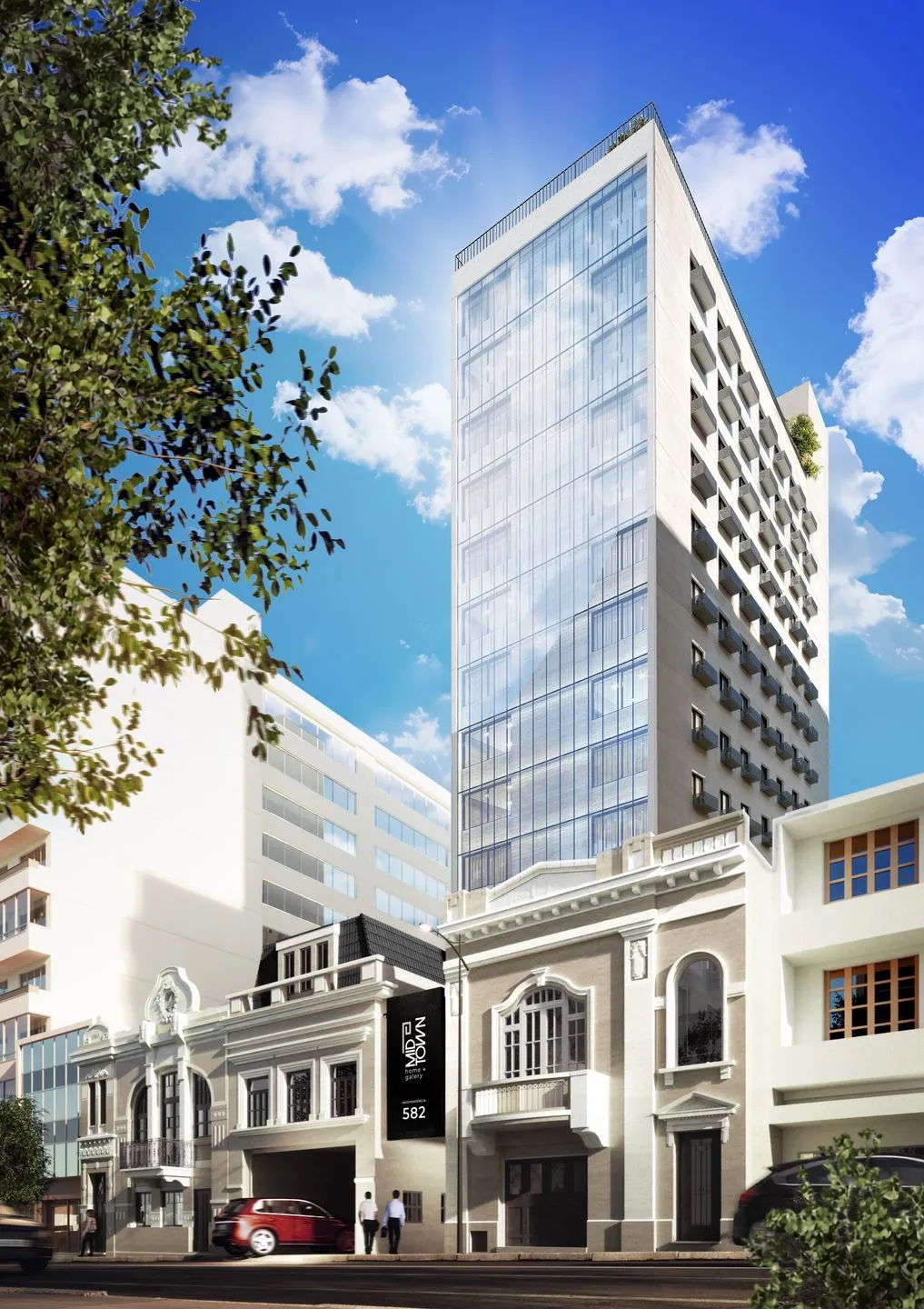 Imagem Apartamento Garden à venda em Porto Alegre, Independência, com 1 quarto, 57.69m2