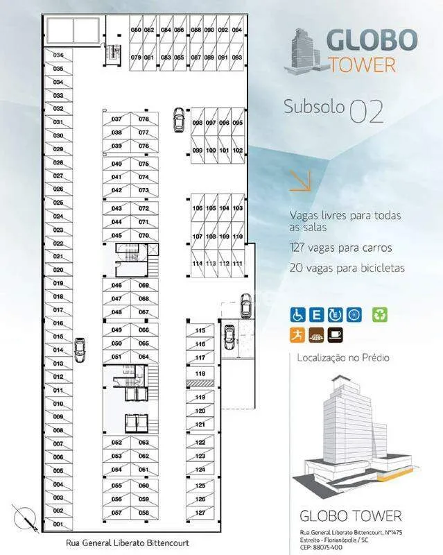 Imagem Sala para aluguel com , 24,36m² em Estreito Florianópolis