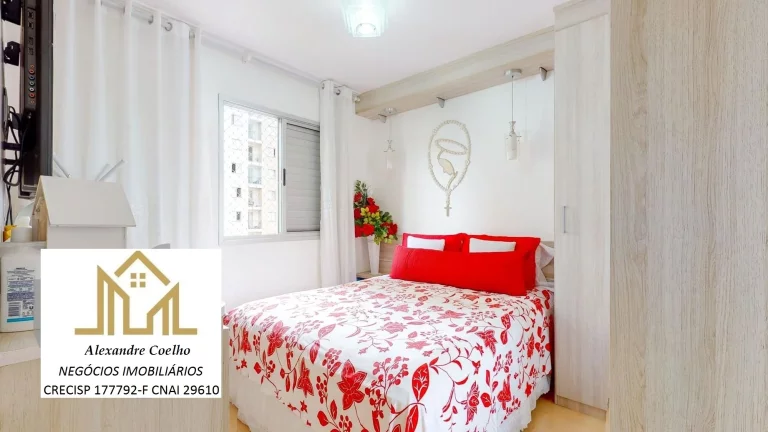 Imagem Vila Livieiro, 2 dormitórios, sacada, 1 vaga - Lazer com Piscina