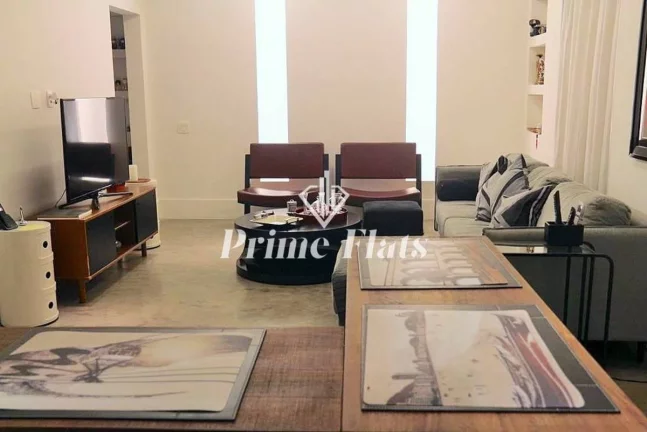 Imagem Flat disponível para venda no Saint Régis no Jardim Paulista, com 90m² ,1 dormitório e 1 vaga de garagem