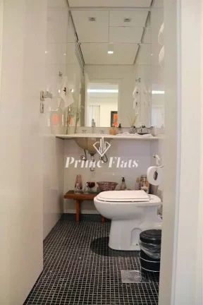 Imagem Flat disponível para venda no Saint Régis no Jardim Paulista, com 90m² ,1 dormitório e 1 vaga de garagem