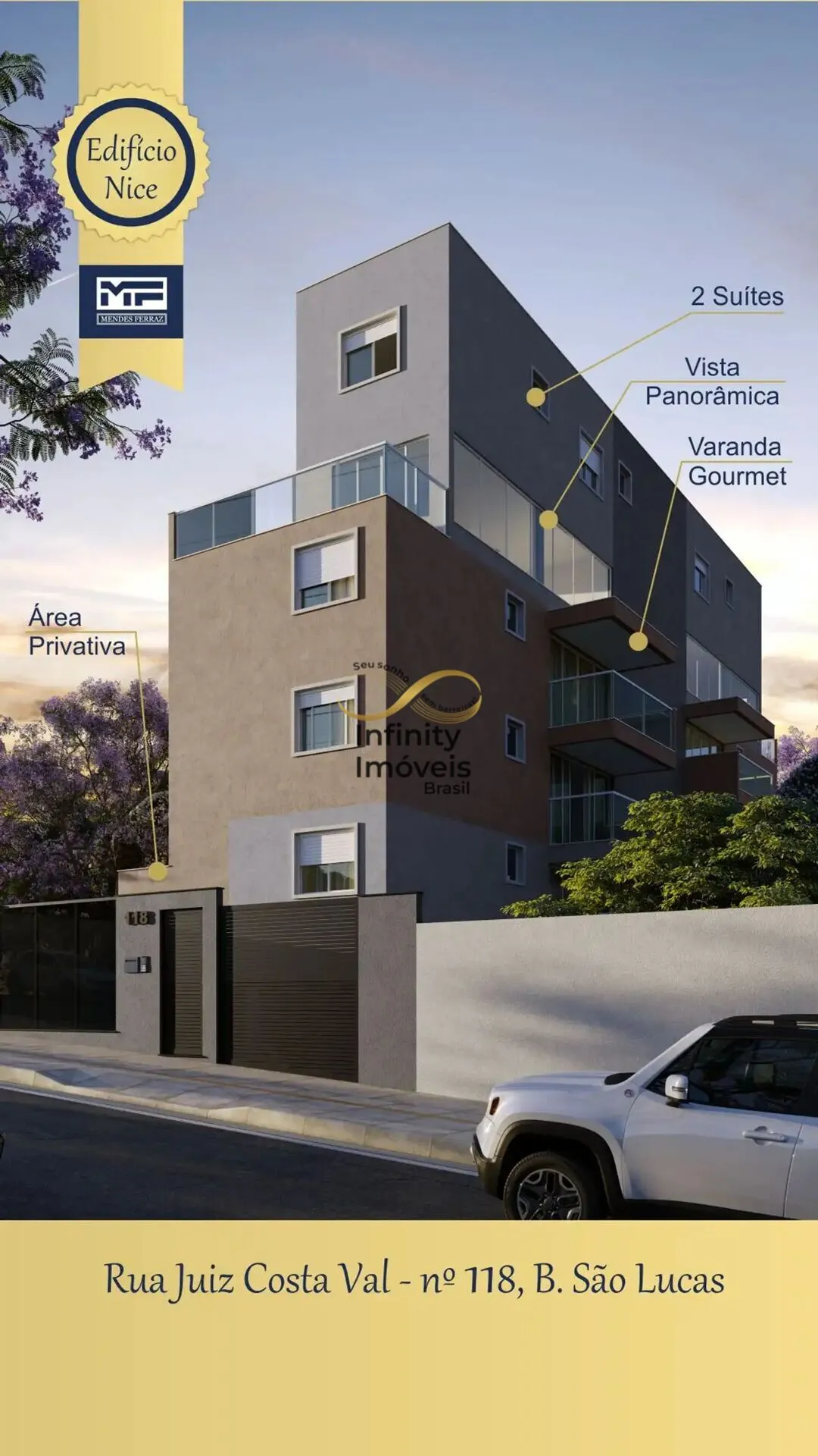 Imagem EDIFICIO NICE - Apartamento à venda no bairro São Lucas - Belo Horizonte/MG