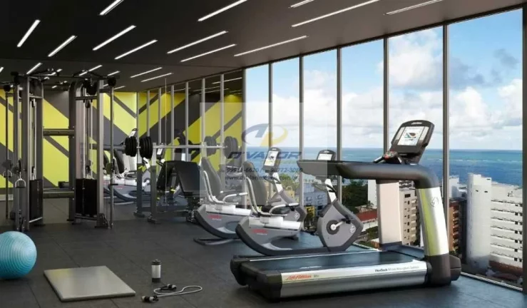 Imagem Vendo Flat de 20 m² a 22m², em Ponta de Campina, Cabedelo