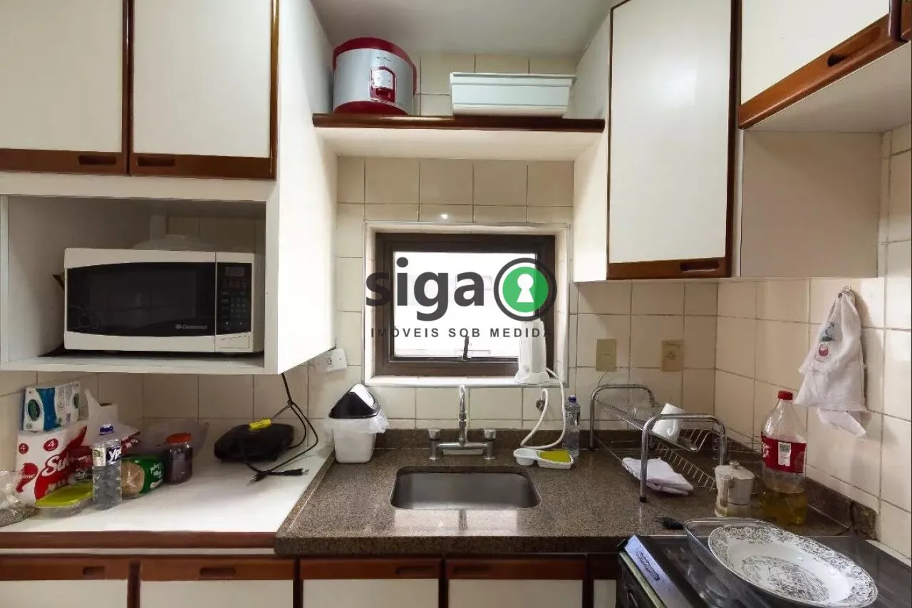 Imagem Apartamento 37 m² em Moema | 1 Dorm, Vaga Livre e Piscina no Condomínio